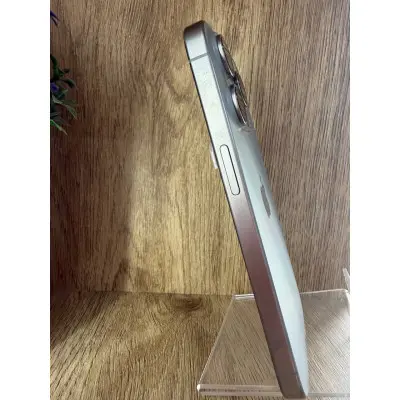 Смартфон Apple iPhone 15 Pro 128Gb Natural Titanium, Натуральный Титан "S" (Б/У) (Идеальное состояние)