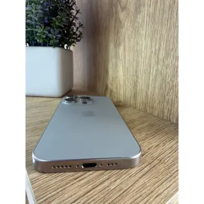 Смартфон Apple iPhone 15 Pro 128Gb Natural Titanium, Натуральный Титан "S" (Б/У) (Идеальное состояние)