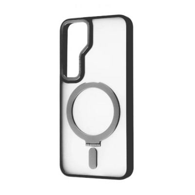 Чехол накладка WAVE Attraction MagSafe Samsung S921 (S24) Черная