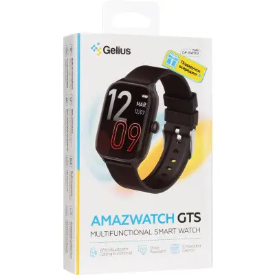 Смарт часы Gelius GP-SW012 ( Amazwatch GTS) Black, Чёрный Смарт часы Gelius GP-SW012 ( Amazwatch GTS) Black, Чёрный