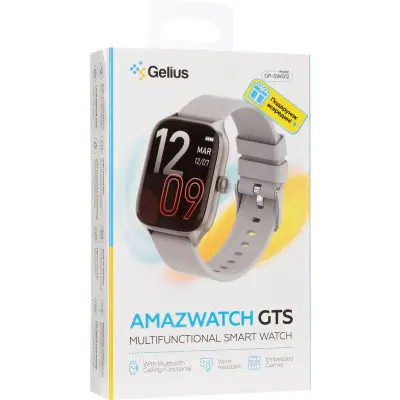 Смарт часы Gelius GP-SW012 ( Amazwatch GTS) Silver, Серые Смарт часы Gelius GP-SW012 ( Amazwatch GTS) Silver, Серые