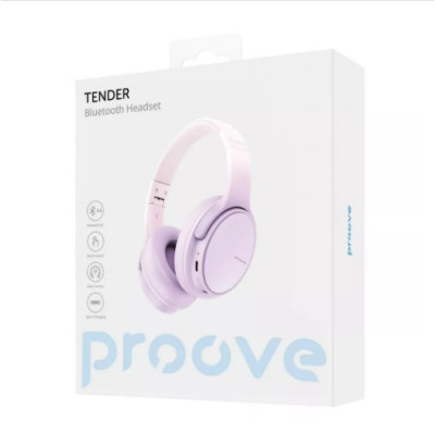 Беспроводные наушники с микрофоном Proove Tender Purple, фиолетовые