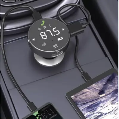 FM модулятор Proove FM Launcher Sound Sync 30W Black, Чёрный FM модулятор Proove FM Launcher Sound Sync 30W Black, Чёрный