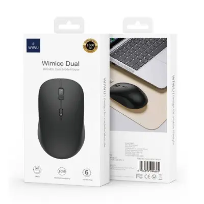 Беспроводная мышь BT WIWU WM108 Чёрная