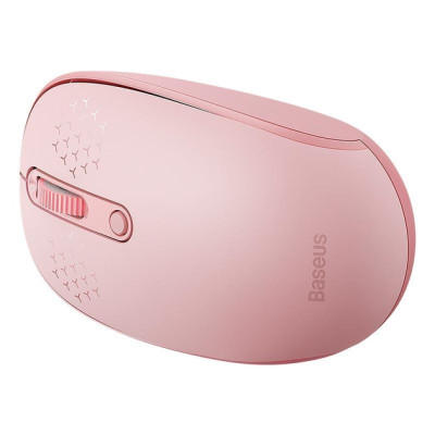 Бездротова миша BT Baseus F01B Baby Pink, Рожева
