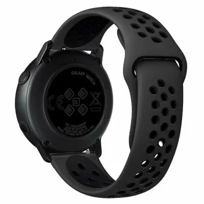 Ремешок Amazfit Bip (Универсальный 20мм) Nike Sport Черный Антрацит Ремешок Amazfit Bip (Универсальный 20мм) Nike Sport Черный Антрацит