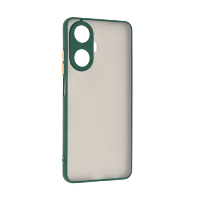 Чехол накладка Frosted Matte Realme C53 Темно-зеленая