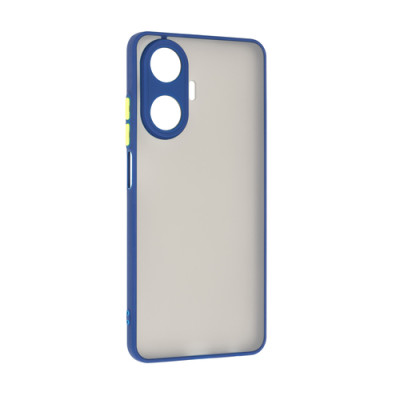 Чехол накладка Frosted Matte Realme C53 Темно-синяя