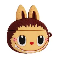 Чохол для навушників AirPods Pro 2 3D Labubu Коричневий