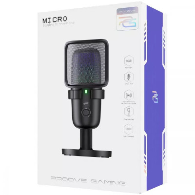 Ігровий мікрофон Proove Gaming Micro Black, Чорний