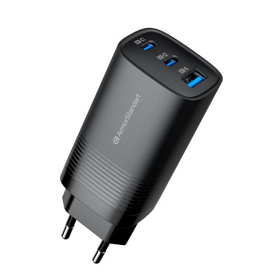 Мережевий зарядний пристрій Armorstandart Resolute Power ARP-721 67W Black, Чорний