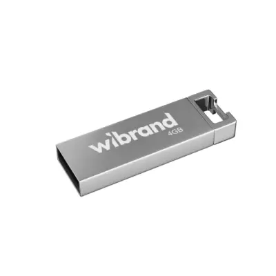 Флеш память USB 4Gb Wibrand Chameleon USB 2.0 Silver, Серебристый