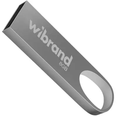 Флеш память USB 8Gb Wibrand Irbis USB 2.0 Silver, Серебристый