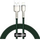 Кабель дата Baseus Cafule Metal Lightning 1м Зелений