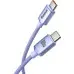 Кабель Baseus Crystal Shine Type-C to Type-C 1.2м Фиолетовый Кабель Baseus Crystal Shine Type-C to Type-C 1.2м Фиолетовый