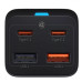 Сетевое зарядное устройство Baseus GaN3 Pro 65W (2 type-C+USB) + Кабель Type-C to Type-C Black, Чёрный