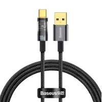Кабель дата Baseus Explorer Type-C 100W 1м Черный Кабель дата Baseus Explorer Type-C 100W 1м Черный