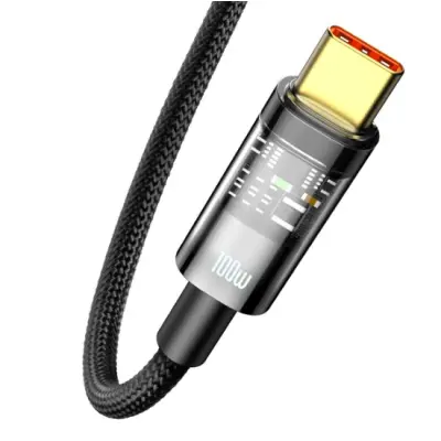 Кабель дата Baseus Explorer Type-C 100W 1м Черный