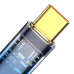 Кабель дата Baseus Explorer USB Type A - Type-C 100W 1м Синий