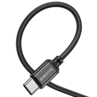 Кабель дата Borofone BX87 USB Type A - Type-C 1м Чорний Кабель дата Borofone BX87 USB Type A - Type-C 1м Чорний