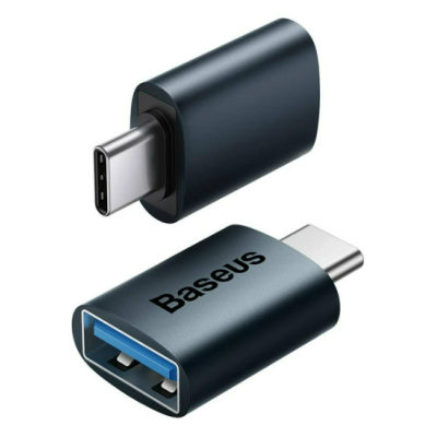 Перехідник адаптер OTG Baseus Ingenuity Mini USB 3.1 to Type-C Синій