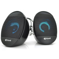 Колонка компьютерная 2.0 Kisonli L-7070 Black, Черная