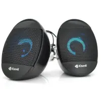 Колонка компьютерная 2.0 Kisonli L-7070 Black, Черная