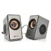 Колонка компьютерная 2.0 Kisonli T-007 Grey, Серая