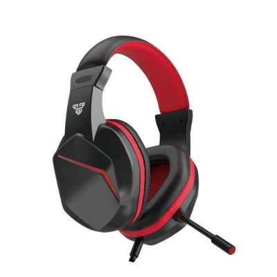 Накладные игровые наушники-гарнитура с микрофоном PC Fantech HQ54 Mars II Black-red, Черно-красные