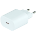 Мережевий зарядний пристрій Hoco N22 Type-C Q.C.3.0 + Кабель Type-C to Lightning White, Білий