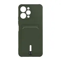 Чохол накладка Pocket Card Xiaomi Redmi 12 Темно-зелена
