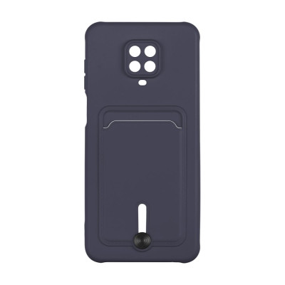 Накладка Pocket Card Xiaomi Redmi Note 9S/Note 9 Pro Темно-Синя