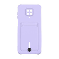 Чехол накладка Pocket Card Xiaomi Redmi Note 9S/Note 9 Pro Фиолетовая Чехол накладка Pocket Card Xiaomi Redmi Note 9S/Note 9 Pro Фиолетовая