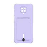 Чехол накладка Pocket Card Xiaomi Redmi Note 9S/Note 9 Pro Фиолетовая