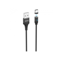Кабель Hoco U76 Magnetic Type-C 1.2м Чорний Кабель Hoco U76 Magnetic Type-C 1.2м Чорний