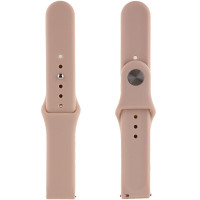 Ремешок Amazfit Bip Универсальный 20мм Силикон Розовый Песок
