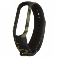 Ремінець Силікон Mi Band 5/6/7 Камуфляж Зеленый Ремінець Силікон Mi Band 5/6/7 Камуфляж Зеленый