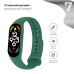 Ремешок Силикон Mi Band 5/6/7Зеленый Арми