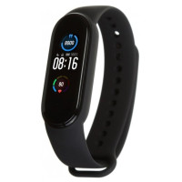 Ремешок Силикон Mi Band 5/6/7 Черный