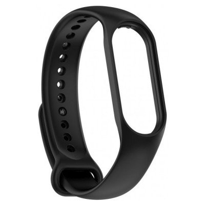 Ремінець Силікон Mi Band 5/6/7 New Чорний