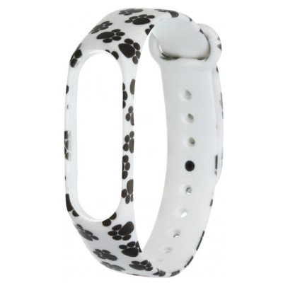 Ремешок Принт Mi Band 3/4 Лапы