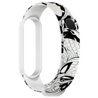 Ремешок Принт Mi Band 5/6/7 Spider Man
