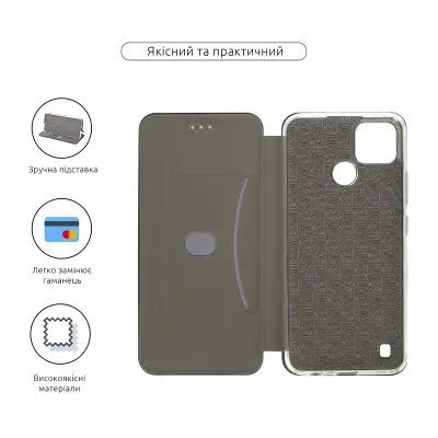 Чохол-книжка G-Case Realme C25Y/C21Y Чорна Чохол-книжка G-Case Realme C25Y/C21Y Чорна