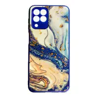 Чехол накладка Marble UV Samsung M336 (M33) Бронзовая