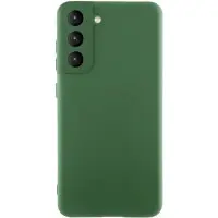 Чехол накладка Lakshmi Full Samsung G990 S21 FE Темно-зеленая