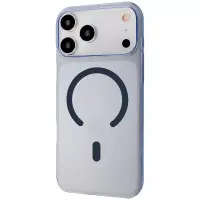 Чохол Накладка Proove Crystal MagSafe iPhone 17 Pro Синя (Deep blue)