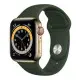 Ремінець Apple Watch 42mm Силікон Чорно-зелений