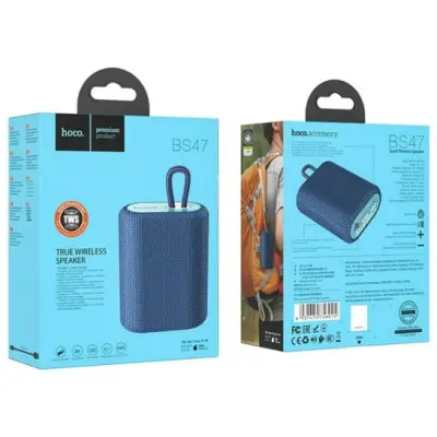 Колонка Bluetooth Hoco BS47 Blue, Синій Колонка Bluetooth Hoco BS47 Blue, Синій