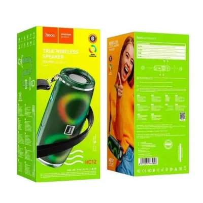 Колонка Bluetooth Hoco HC12 Dark Green, Темно-зелёный Колонка Bluetooth Hoco HC12 Dark Green, Темно-зелёный