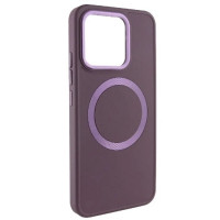 Чехол накладка Bonbon Metal MagSafe Xiaomi Redmi Note 13 4G Бордовая Чехол накладка Bonbon Metal MagSafe Xiaomi Redmi Note 13 4G Бордовая